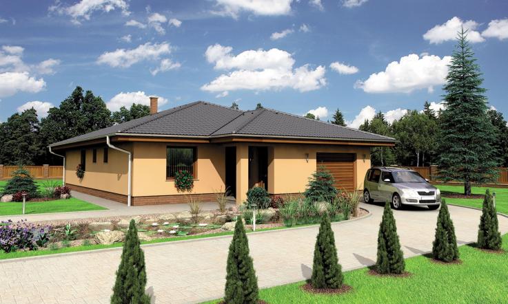 projekt domu BUNGALOW 114